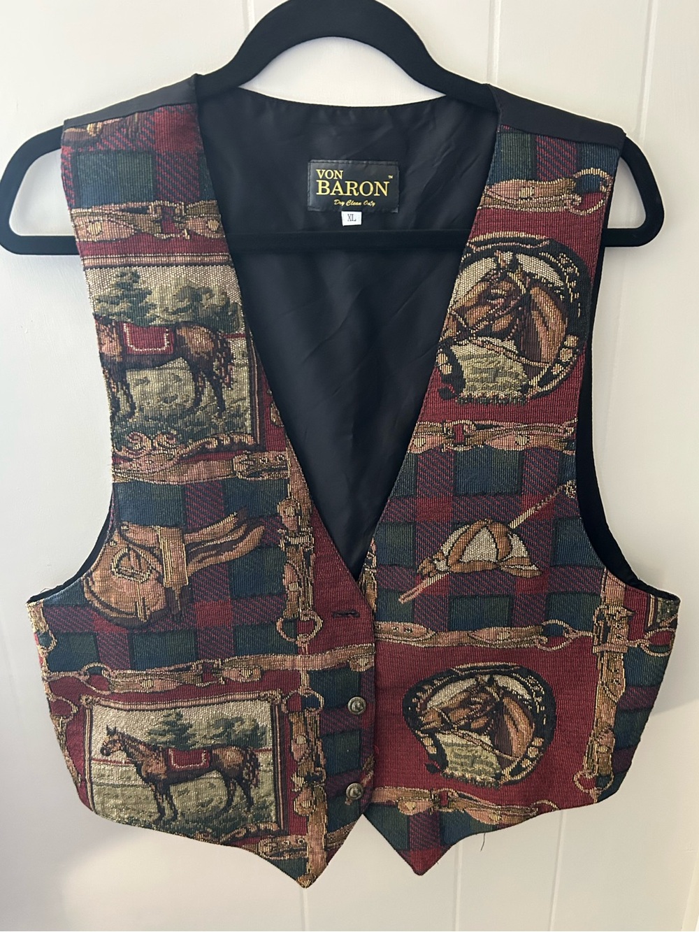 'VON BARON' Vintage Western Vest